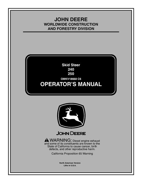 deere 250 skid steer manual|john deere 250 service manual.